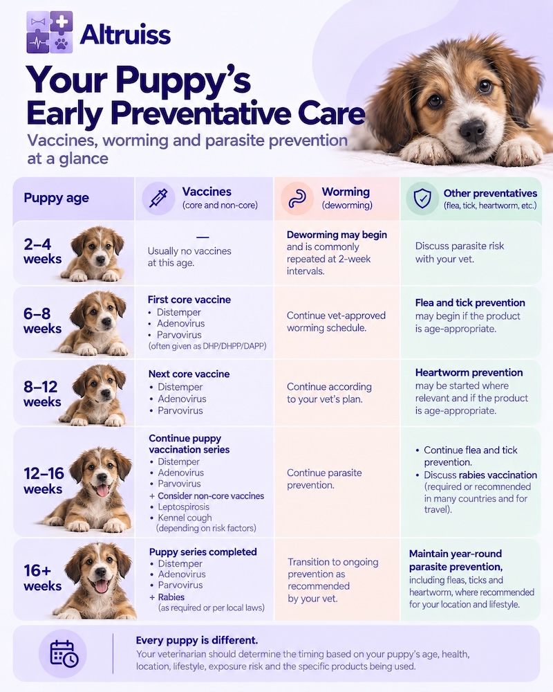 Puppy Treatment Schedule